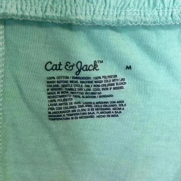 Cat & Jack, girl’s teal skirt with built in shorts. Size M - Picture 4 of 4